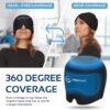 715SGoJYQrL._AC_SL1500_.jpg Migraine Relief Cap Ice Head Wrap and Hat | Hot/Cold Gel Pack with Face and Eye Mask Compress for Headache Relief - Black