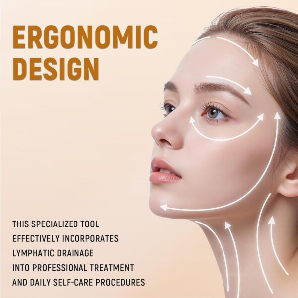 7162C3aG6AL._AC_SL1500_.jpg Lymphatic Contour Face Brush,Dry Lymphatic Contour Face Brush Soft Set,Lymphatic Drainage Massager for Face,Chin & Neck Relaxation,Portable Beauty Tool with Travel Case. Style B