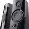Trust Tytan 2.0 PC Speaker Set, USB Powered Sound System, Plug and Play Speakers, Bass Control, 36 W Peak Power, Wired Speakers for PC, Computer, Laptop, Tablet, Mac, Phone, Smartphone, TV - Black