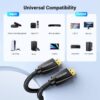 UGREEN HDMI Cable 4K@60Hz 2K 1440P@144Hz HDMI 2.0 ARC HDR UHD Dolby Atmos HDCP 2.2 Ethernet 18Gbps High Speed Lead Compatible with Soundbar TV Gaming Monitor Sky Q Laptop PC DVD PC PS5/4 Xbox(2M)