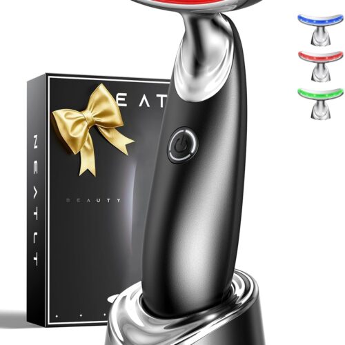 716hIWW271L._AC_SL1500_.jpg Red Light for Face and Neck, 7-in-1 Face Massager Tool, 3-Color Portable Facial Massager for Skin Care (5.9in)