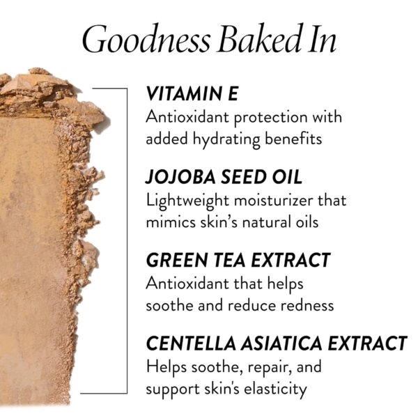 LAURA GELLER NEW YORK Award-Winning Baked Balance-n-Brighten Color Correcting Powder Foundation – Handmade in Italy – Buildable Coverage, Matte Finish – For Mature & Sensitive Skin – 03 Light