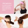 Spa Gift Set: Bubble Headband, Face Wash Headband, Skin Care Wristbands for Ladies and Women