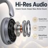 717hrkwxzL._AC_SL1402_.jpg Wentronic Y05 Bluetooth Over-Ear Headphones with Active Noise Cancelling, Hi-Res Audio, 48H Playtime, Built-in Mic, Wired/Wireless, Works with iOS, Android & PC, Grey