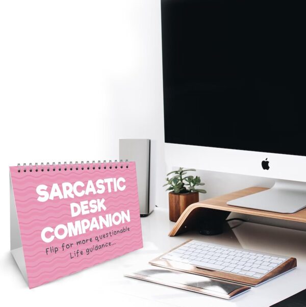 717s0i8CnPL._AC_SL1500_.jpg RED OCEAN Sarcastic Office Desk Companion Flipbook Gift For Friend, Secret Santa Gift, Funny Quotes for Desk, Joke Office Gift, Funny Gifts For Women, Colleague Gifts For Birthday Christmas