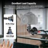 718DDAoig6L._AC_SL1500_.jpg NEEWER 3" Suction Cup Camera Mount Bracket with Ball Head Magic Arm, 1/4" ARRI Holes, Quick Release Car Mount with Holder & Action Cam Adapter Compatible with DJI Insta360, CA104