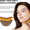 Facial Lymphatic Drainage Brush, Contour Face Massager for Chin & Neck, Soft Bristles for All Skin Types, Ergonomic Beauty Tool with Portable Case