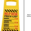719JUms4BgL._AC_SL1500_.jpg Boxer Gifts Help Desk Joke Office Desk Sign - Funny Manager Gift for Your Boss and Colleagues - Novelty Work Accessories
