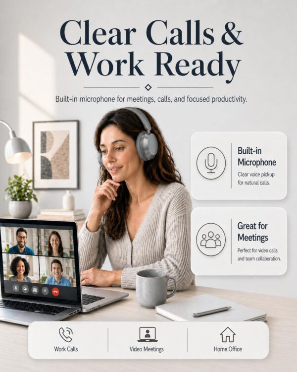 719qnE1YGpL._AC_SL1402_.jpg Wentronic Y05 Bluetooth Over-Ear Headphones with Active Noise Cancelling, Hi-Res Audio, 48H Playtime, Built-in Mic, Wired/Wireless, Works with iOS, Android & PC, Grey