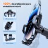 Miracase Mobile Phone Holder for Car [New Double Hook Made of Steel] Mobile Phone Holder Car for Air Vent Compatible with iPhone 14/13/12 Samsung Xiaomi and Other Smartphones Series