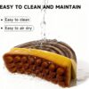 Facial Lymphatic Drainage Brush, Contour Face Massager for Chin & Neck, Soft Bristles for All Skin Types, Ergonomic Beauty Tool with Portable Case