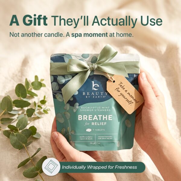 71BF0TB4TbL._SL1500_.jpg Shower Steamers Aromatherapy - USA Made with Natural Ingredients & Eucalyptus Essential Oil, Large Shower Bombs, Relaxation Spa Gifts for Women & Men, Unique Self Care Gifts