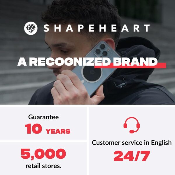 71BGptX2bGL._AC_SL1500_.jpg Shapeheart Magnetic Bike Phone Holder - XL Waterproof Touchscreen Pouch - Universal Handlebar Mount for MTB, Motorcycle, E-Scooter - Detachable Smartphone Case - Quick and Stable Setup
