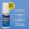 71BOJY6LnYL._AC_SL1500_.jpg HealthWise 4% Lidocaine Roll-On | OTC Strength | Pain Relief Liquid | 2.5 oz. 73 mL | Non-Greasy, Unscented Formula | Topical Anesthetic