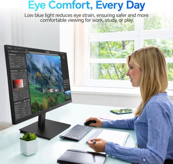 71Bo-m875uL._AC_SL1500_.jpg KOORUI E2711F 27 Inch FHD Monitor, Gaming 100Hz, IPS Computer Monitors, 1080P Pc Screen, Adaptive Sync, 5ms, VESA 100x100mm, Eye Care, HDMI, VGA