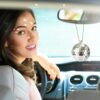 71C9hBSWfRL._AC_SL1500_.jpg Disco Car Mirror Hanger,Bling Car Charm,Disco Ball Accessory-2 inches (Silver)