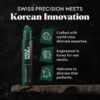 Wolf Project Under Eye Roller - Korean Beauty, with Caffeine, Vitamin C and Peptides - Energizing Serum for Dark Circles and Puffiness, Fine Lines, Wrinkles - Gel-Based Brightening Cream