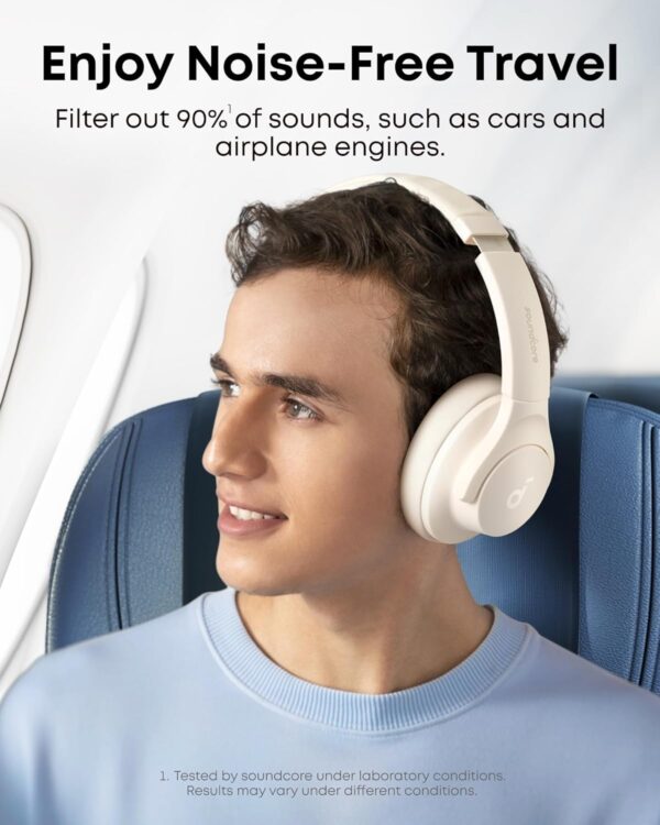 71D3fWfCnL._AC_SL1500_.jpg Soundcore by Anker Q20i Hybrid Active Noise Cancelling Headphones, Wireless Over-Ear Bluetooth, 40H Long ANC Playtime, Hi-Res Audio, Big Bass, Customize via an App, Transparency Mode (White)