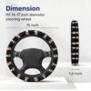 71E8dRvLXtL._AC_SL1500_.jpg GENANY Horror Nightmare Skellington Couple Steering Wheel Cover, Non-Slip Neoprene Car Steering Wheel Cover, Breathable Steering Wheel Covers, Sweat-Absorbing Car Accessories, Gifts for Women, Men