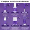 Skin Care Set,6Pcs Professional Womens Teens Tighten Lift Firm Skincare,Hydrate Anti-Aging Facial Routine Kit Travel Gift Set,Birthday Christmas Secret Santa Gifts for Women Teenage Girl Wife Mom | Professional