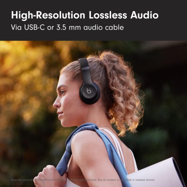 71F7YMIV39L._AC_SL1500_.jpg Beats Solo 4 - Wireless On-Ear Bluetooth Headphones, Up to 50-Hour Battery Life, Ultra-Lightweight Comfort, Powerful and Balanced Sound, Apple & Android Compatible - Matte Black