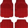 71GB-7h5WL._AC_SL1000_.jpg JVL Titan Car Mat Set Metallic Design with Rubber Backing, Red