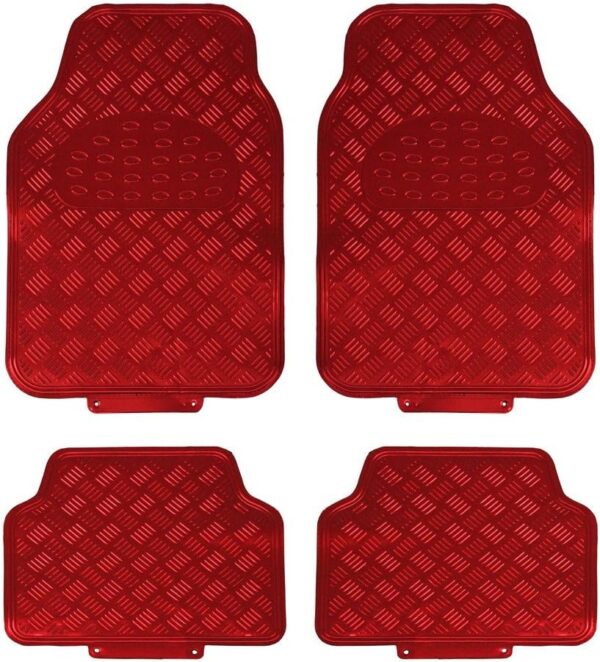 71GB-7h5WL._AC_SL1000_.jpg JVL Titan Car Mat Set Metallic Design with Rubber Backing, Red