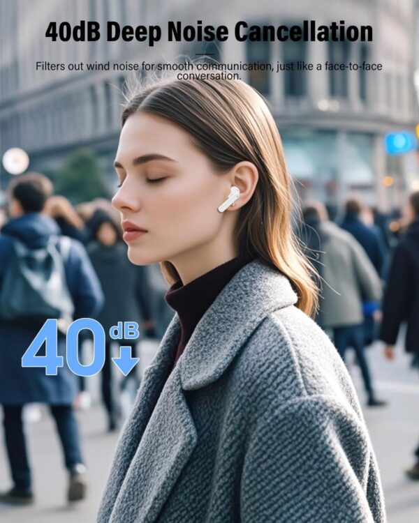 71GPiiYnfIL._AC_SL1500_.jpg Wireless Earbuds, Bluetooth 5.4 Headphones Bass Stereo, Ear Buds with Noise Cancelling Mic, LED Display in Ear Earphones Clear Calls, IP7 Waterproof Bluetooth Earbuds for Phones/Sports/Laptop, White