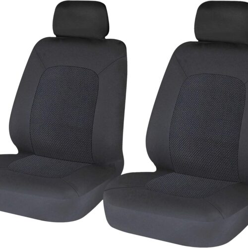 71GtsrApWJL._AC_SL1500_.jpg Sakura SS5401 Universal Fit Car/Van Seat Covers – Pair Of Front Car Seat Protectors, Durable Fabric Interior Protection, Easy Installation, Washable Black.
