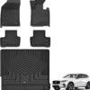 3W Floor Mats & Boot liner Fit for Volvo XC60 2019-2026, All Weather Dog Friendly TPE Car Mat, Waterproof Anti-Slip Easy to Clean Heavy Duty Trunk Mat Volvo Accessories