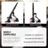 NEEWER Triple Suction Cup Car Mount Compatible with Insta360 X5 X4 GoPro DJI OSMO 360 Cameras, Quick Release Outside Windshield Magic Arm Mount Kit with 2 in 1 Extension Pole/Selfie Stick, CA065
