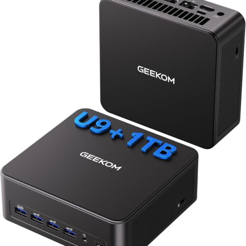 71I2wq1qt4L._AC_SL1500_.jpg GEEKOM IT13 MAX AI Mini PC, Intel Ultra 9 185H(TDP 65W) Idea Code/Tasks/Gaming, 16GB DDR5(Up to 96GB) 1TB SSD(Up to 4TB), Windows 11 Pro, Arc GPU,Video Editing, Dual 2.5GbE LAN, WiFi 7,8K Quad Display
