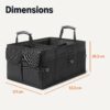 71IEn7mAPDL._AC_SL1500_.jpg Amazon Basics Trunk Organizer for Car, Multi-Compartment Car Storage, Foldable, 51L, Black