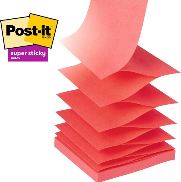 71IrBYi36qL._AC_SL1500_.jpg Post-it Dispenser Z-Notes CAT, Pack of 1 Pad, 90 Sheets per Pad, 76 mm x 76 mm, Pink Color - for Convenient One-Hand Dispensing on Your Desk