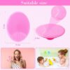 71JA3HKLSL._AC_SL1500_.jpg Nuogo 40 Pack Facial Cleansing Brush Face Scrubber Face Exfoliator Exfoliating Brush Soft Silicone Scrubber Handheld Wash Scrub Pad Tool for Deep Cleaning Pore Blackhead Delicate Dry Skin Care Women