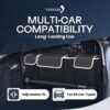 71JEhauSQxL._AC_SL1500_.jpg TANNESS Car Boot Seat Organiser with Adjustable Straps - Storage Accessories Organisers - Seat Back Protectors, Medium Large Interior Travel Storage, Foldable Cargo Net Car Backseat Cover Gadgets
