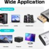 71Jq5wdn3GL._AC_SL1500_.jpg Duttek DisplayPort to HDMI Adapter 8K@60Hz, DP to HDMI Converter for Gaming PC Laptop MacBook, Unidirectional Transmission for Monitor Projector TV, Laptop Desktop PS5