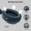 Monster Persona 3rd ANC Bluetooth Headphones, Over Ear Headphones with Bluetooth 5.4, 70 Hours Playtime, Noise Cancelling Headphone with Mic, Foldable Lightweight Headset, Comfort Fit, Blue