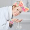 71Lb2ZSll8L._SL1500_.jpg Wteehn 6pcs Headband and Wristband for Face Washing, Makeup Spa Skincare Headband, Skin Care Face Wash Headbands Wrist Bands Tools Set, for Women and Teen Girls Gifts
