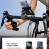 GREFAY Bike Phone Holder Motorbike Phone Holder [1S Quick Release Robust Connections] Anti Shake Universal 360° Bicycle Handlebar Holder for iPhone 17 16 15 14 13 Samsung S23/S22 4.5-7" Smartphone