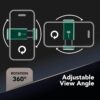 71MhBGp1-7L._AC_SL1500_.jpg cellularline Car Holder - Universal | Colourful Smartphone Holder for the Car - 360° Rotating Ball Joint - Green