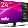 71NRXgSsCL._AC_SL1500_.jpg Cello C2426TZF 24-inch Tizen OS Smart LED TV/DVD, By Samsung, Gaming Hub, Pitch Perfect Speakers, Netflix, Bluetooth, UK Made, Ideal for Kitchen, Bedroom & Small Spaces