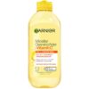 Garnier Micellar Water with Vitamin C, Facial Cleanser & Makeup Remover, Brightening & Hydrating, For All Skin Types, Vegan, Cruelty Free, 13.5 Fl Oz (400mL), 1 Count