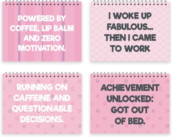 71NeBHoFBoL._AC_SL1500_.jpg RED OCEAN Sarcastic Office Desk Companion Flipbook Gift For Friend, Secret Santa Gift, Funny Quotes for Desk, Joke Office Gift, Funny Gifts For Women, Colleague Gifts For Birthday Christmas