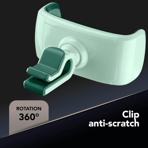 71OciH0jQeL._AC_SL1500_.jpg cellularline Car Holder - Universal | Colourful Smartphone Holder for the Car - 360° Rotating Ball Joint - Green