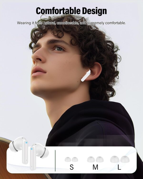71OoGDObepL._AC_SL1500_.jpg Wireless Earbuds, Bluetooth 5.4 Headphones Bass Stereo, Ear Buds with Noise Cancelling Mic, LED Display in Ear Earphones Clear Calls, IP7 Waterproof Bluetooth Earbuds for Phones/Sports/Laptop, White