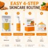 71OzaStheIL._SL1254_.jpg 4-Piece Turmeric Skincare Set with Face Wash, Cream, Soap Bar, Bubble Net, Facial Cleanser for All Skin Types, Soothing Hydrating Formula