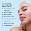 Peach Slices - Acne Spot Dots (60 ct) - Hydrocolloid Pimple Patches for Face - Absorb Gunk, Protect Picking & Support Healing - 3 Sizes (7, 10, & 12mm) - Vegan, Cruelty Free, Korean Skin Care & Beauty