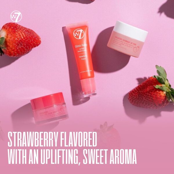 71QJWT6RnL._SL1500_.jpg W7 Sweet Dreams Lip Care Gift Set - Overnight Mask, Balm & Scrub - Strawberry