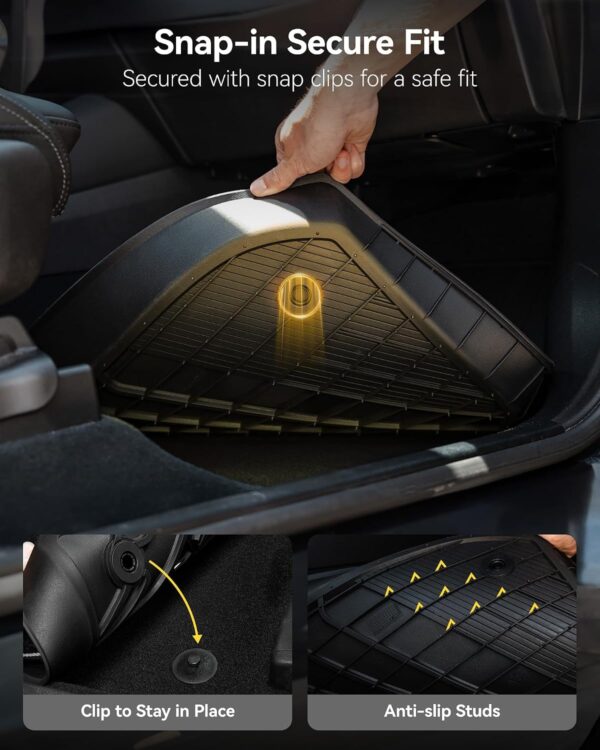 3W Floor Mats & Boot liner Fit for Volvo XC60 2019-2026, All Weather Dog Friendly TPE Car Mat, Waterproof Anti-Slip Easy to Clean Heavy Duty Trunk Mat Volvo Accessories